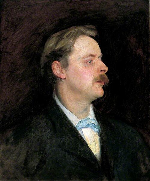 Edmund Gosse (1849–1928), , John Singer Sargent