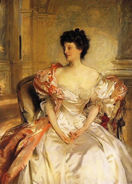 Portrait of Cora Elizabeth Smith Colgate Kennard, briefly countess of Strafford, 1908, John Singer Sargent