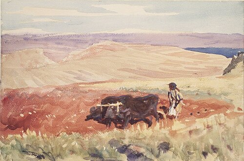 Hills of Galilee, 1905, John Singer Sargent