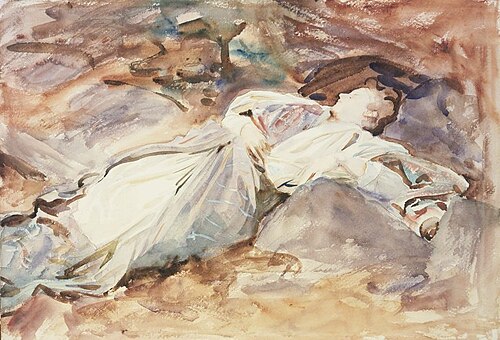 Violet Sleeping, 1908, John Singer Sargent
