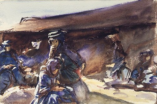 Black Tent, 1905, John Singer Sargent