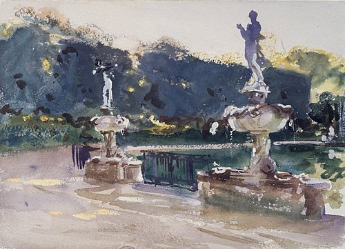 Boboli Gardens, 1905, John Singer Sargent