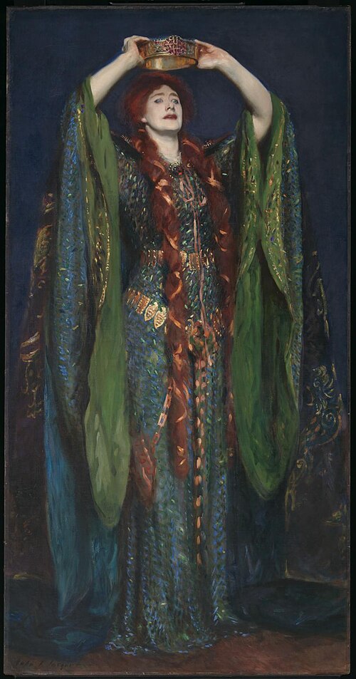 Ellen Terry en Lady Macbeth, 1889, John Singer Sargent