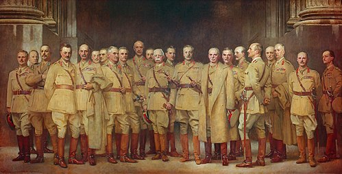 officier général de la Première Guerre mondiale, 1922, John Singer Sargent