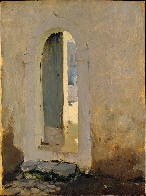 Open Doorway, Morocco, 1879, John Singer Sargent