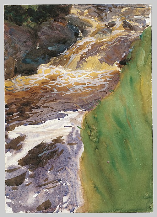 Rushing Water, 1901, John Singer Sargent
