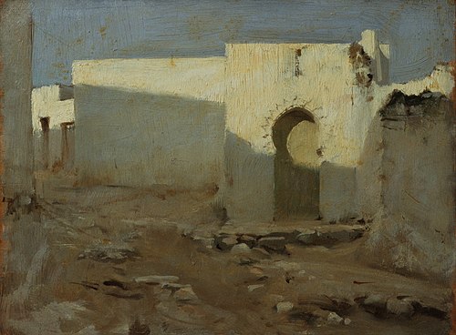 Moorish Buildings in Sunlight, 1879, John Singer Sargent