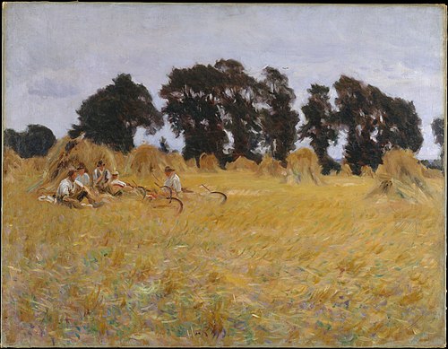 Reapers Resting in a Wheat Field, 1885, John Singer Sargent