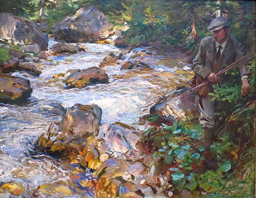 Trout Stream in the Tyrol, 1914, John Singer Sargent