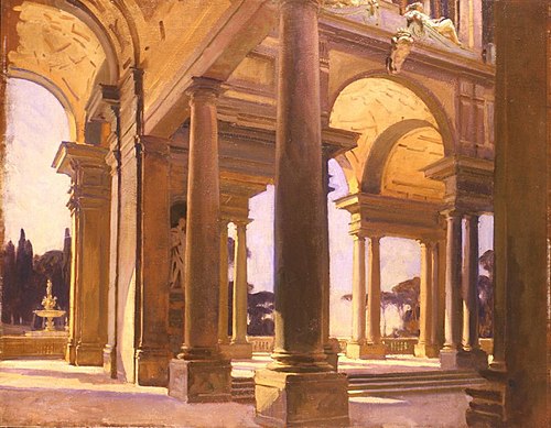 Study of Architecture, Florence, 1910, John Singer Sargent
