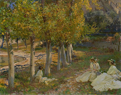 Autumn leaves, 1913, John Singer Sargent
