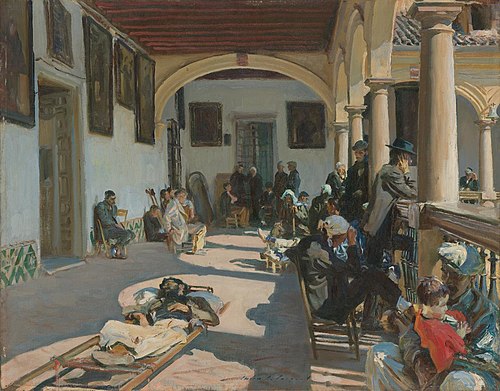 Hospital at Granada, 1912, John Singer Sargent