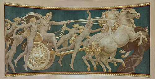 Apollo in His Chariot with the Hours, , John Singer Sargent