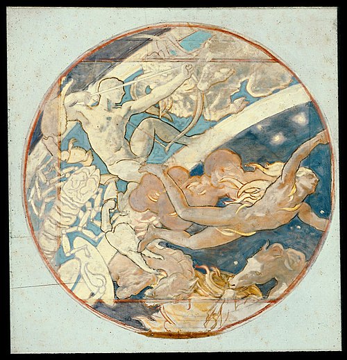 Sketch for Phaethon, , John Singer Sargent