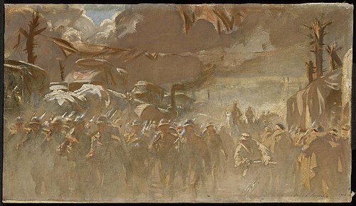 The Road, 1918, John Singer Sargent