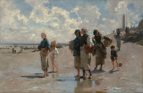 Fishing for Oysters at Cancale, 1878, John Singer Sargent