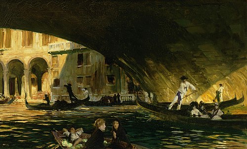 The Rialto, Venice, 1911, John Singer Sargent