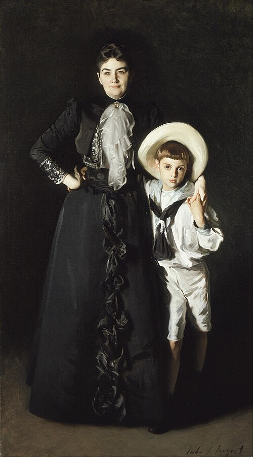 Portrait of Mrs. Edward L. Davis and Her Son, Livingston Davis, 1890, John Singer Sargent