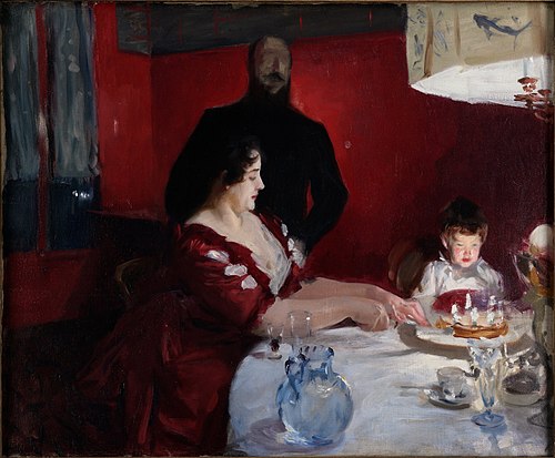 The Birthday Party, 1887, John Singer Sargent