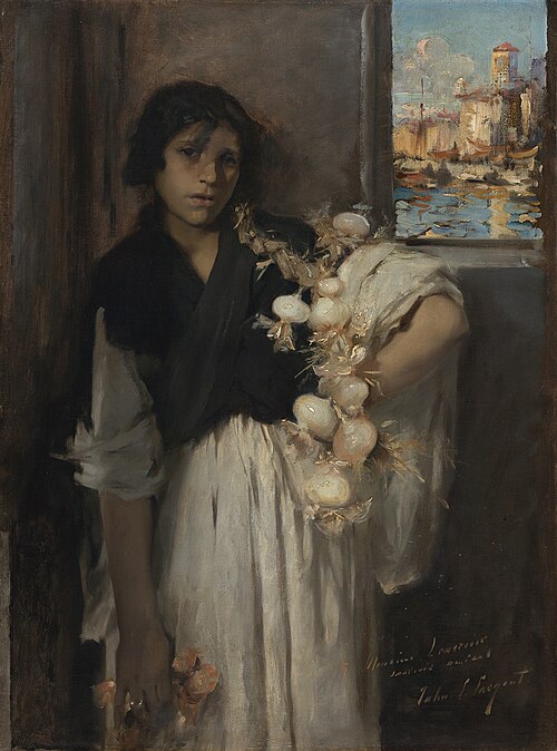 Venetian Onion Seller, 1880, John Singer Sargent