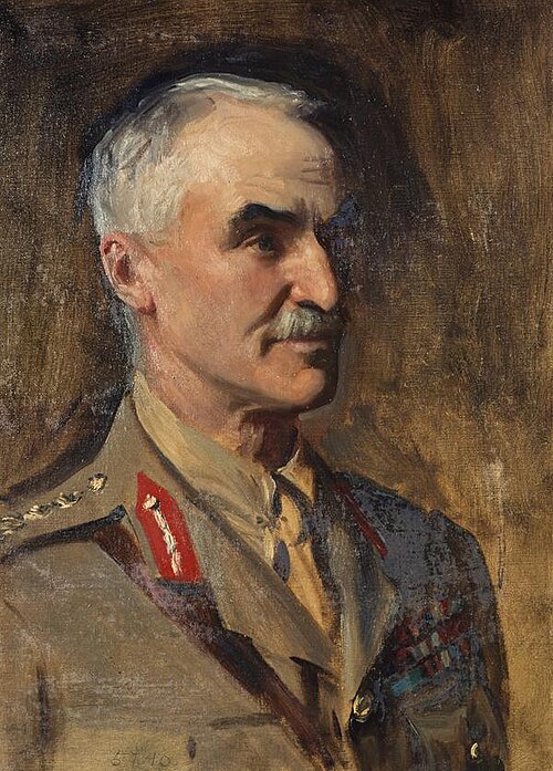 General Henry Sinclair, Baron Horne, 1861 - 1929. Soldier (Study for portrait in General Officers of, 1921, John Singer Sargent