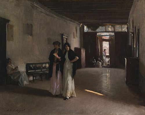 Venetian Interior, 1880, John Singer Sargent