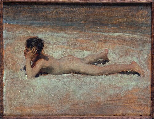 A Nude Boy on a Beach, 1878, John Singer Sargent