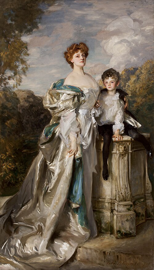 Portrait of Lady Warwick and her Son, 1905, John Singer Sargent