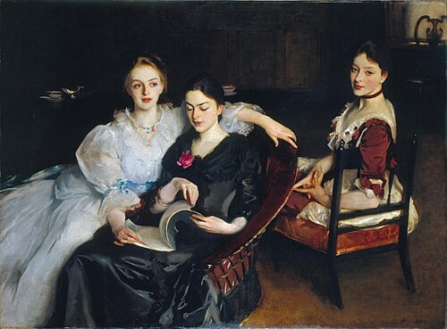 Les Demoiselles Vickers, 1884, John Singer Sargent