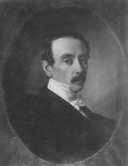 Bernhard Vilhelm Wohlfart (1812-1863), genre painter, 1851, Gustav Curt Stever