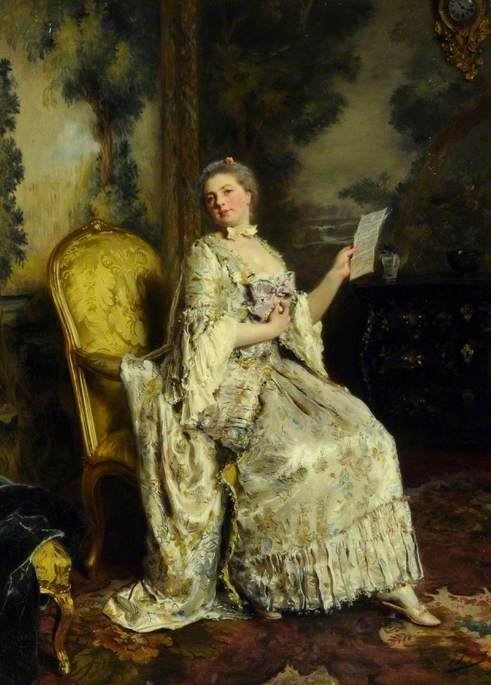 Good News, 1883, Gustave Jacquet