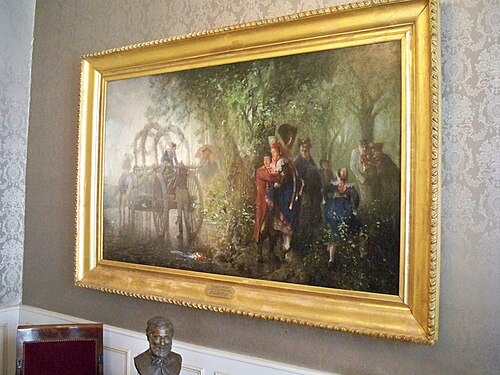 Noce alsacienne surprise par la pluie, , Gustave Jundt
