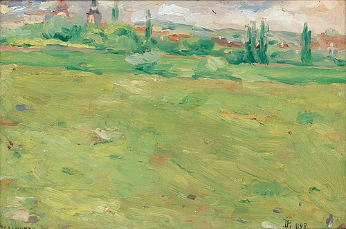 Small Landscape, 1898, Izsak Perlmutter