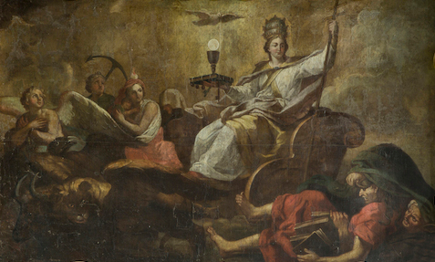 Triunfo da Eucaristia sobre a Filosofia, Ciência e Natureza, 1740, André Gonçalves