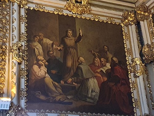 Santo António e o milagre da pregação em várias línguas, 1800, André Gonçalves