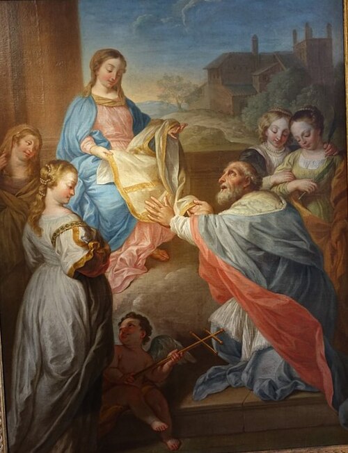 Investidura da casula a Santo Ildefonso, 1757, André Gonçalves
