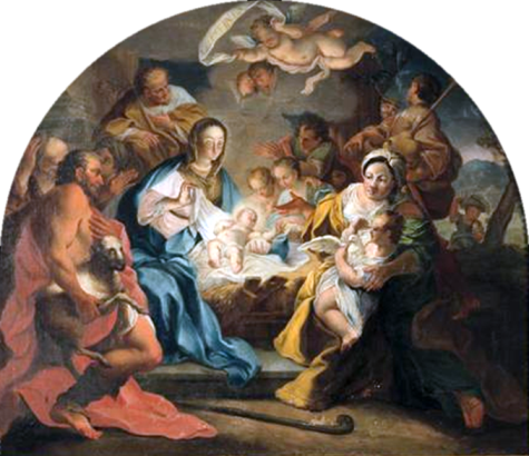 Adoração dos Pastores, 1800, André Gonçalves
