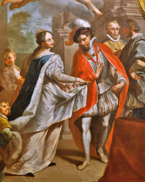 O Milagre das Rosas, 1735, André Gonçalves