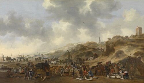 The Dunes at Scheveningen, 1653, Hendrick de Meijer