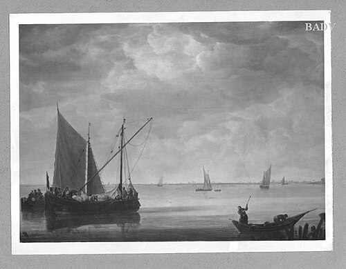 River scene, 1669, Hendrick de Meijer