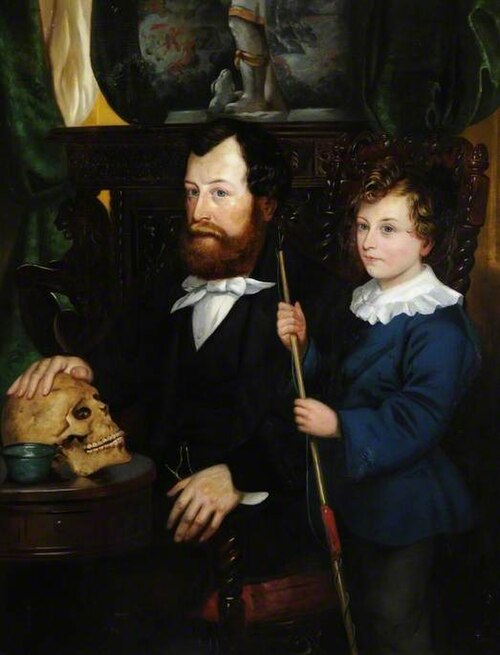 Thomas Bateman (1821–1861), and His Son, 1860, Thomas J. Banks