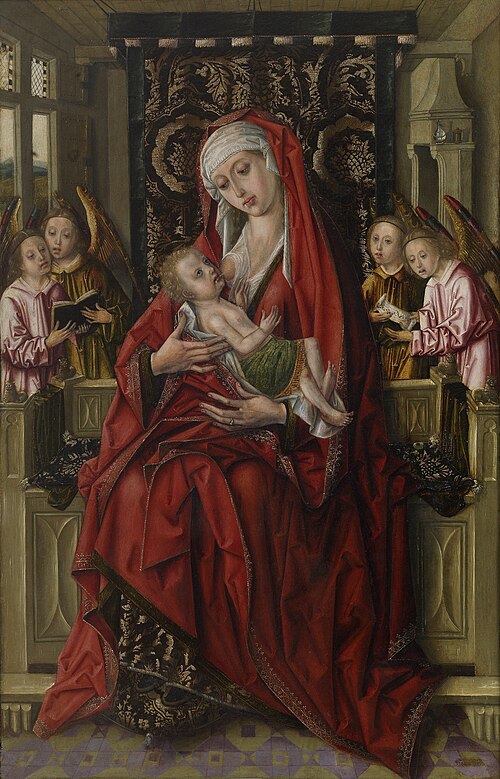 The Virgin Nursing the Child, 1490, Master of the Luna Altarpiece