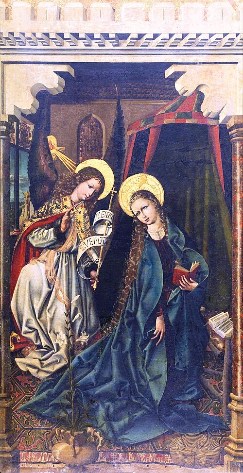 The Annunciation, 1500, Master of La Sisla