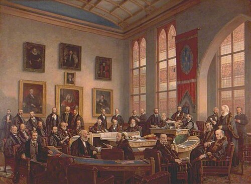 The Council Chamber, Reading, Berkshire, 1878, Henry Jamyn Brooks