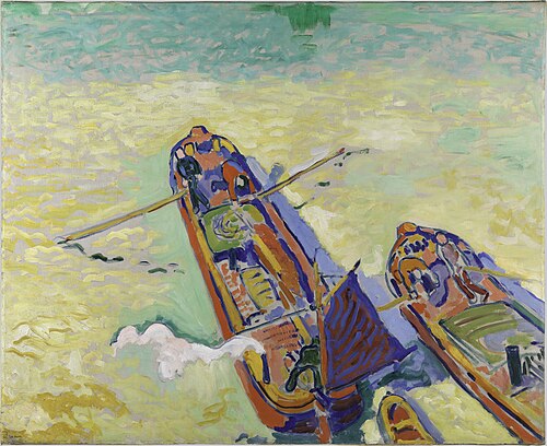 Les Deux Péniches, 1906, André Derain