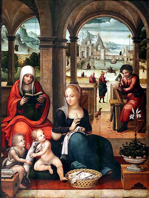 Die Heilige Familie, 1517, Miguel Esteve