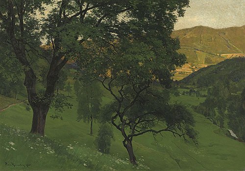 Blick ins Tal, 1905, Paul Ravenstein