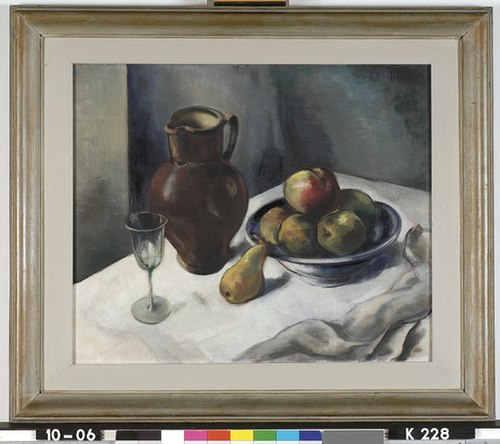 Stilleven op gedekte tafel, 1925, Samuel Schwarz