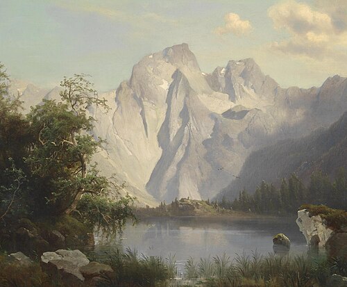 Mountain lake, , Leopold Munsch