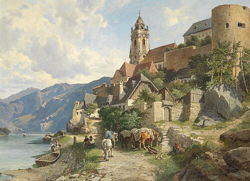 View of Dürnstein, , Leopold Munsch
